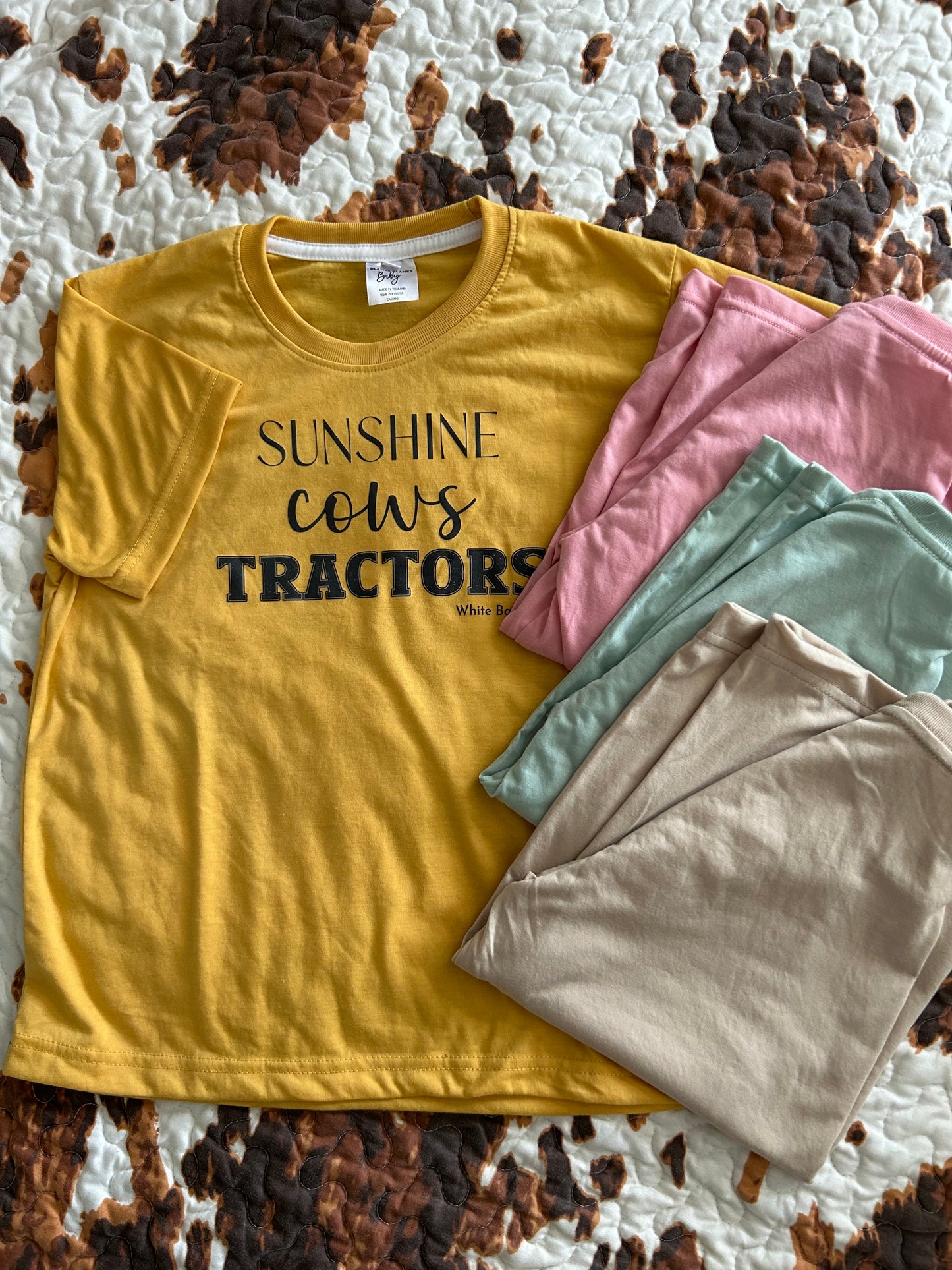 Sunshine, Cows & Tractors Youth Tee