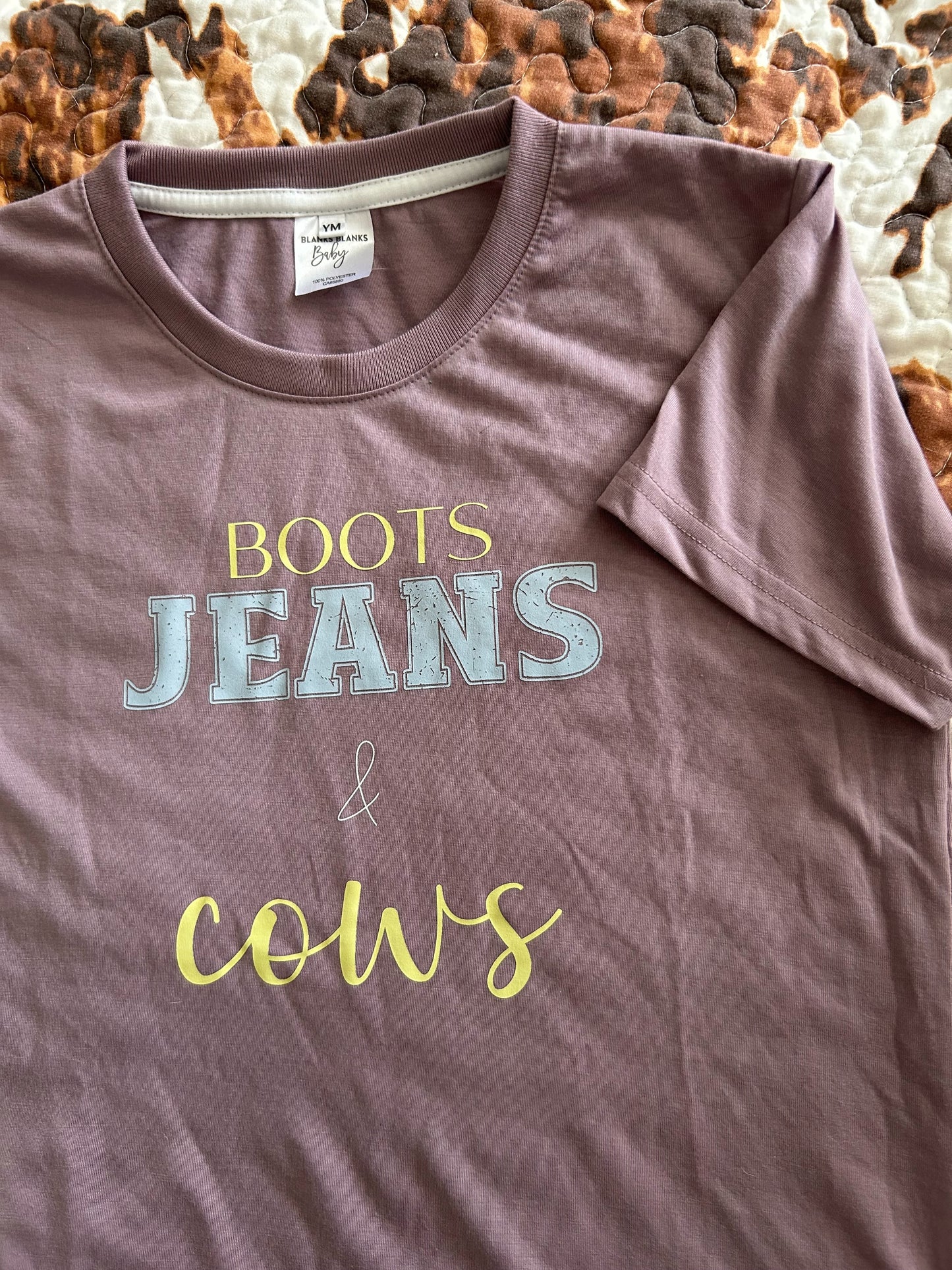Boots, Jeans, Cows