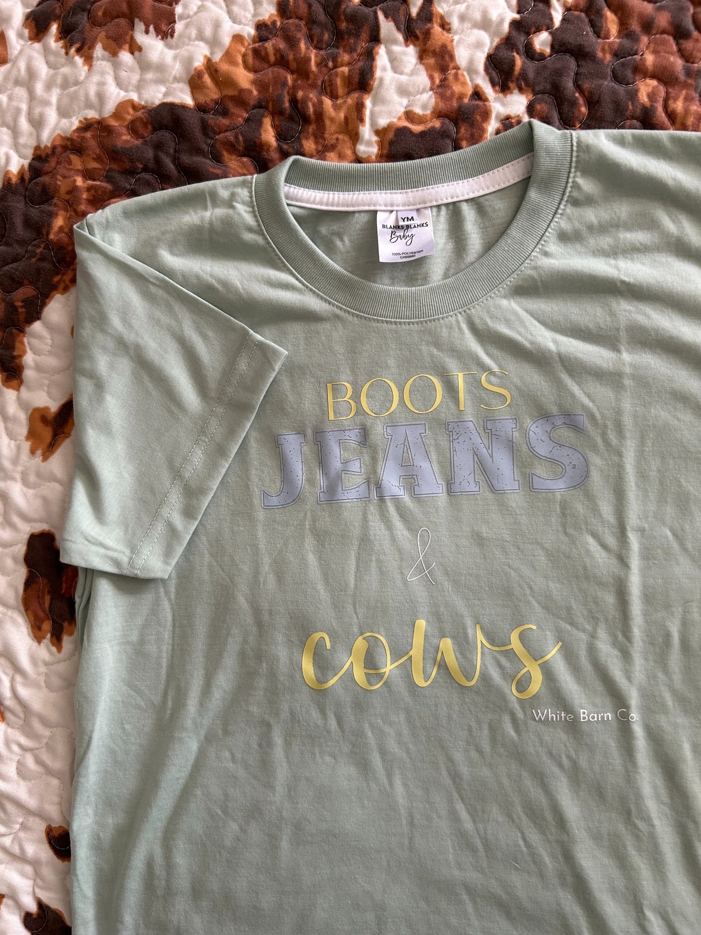 Boots, Jeans, Cows