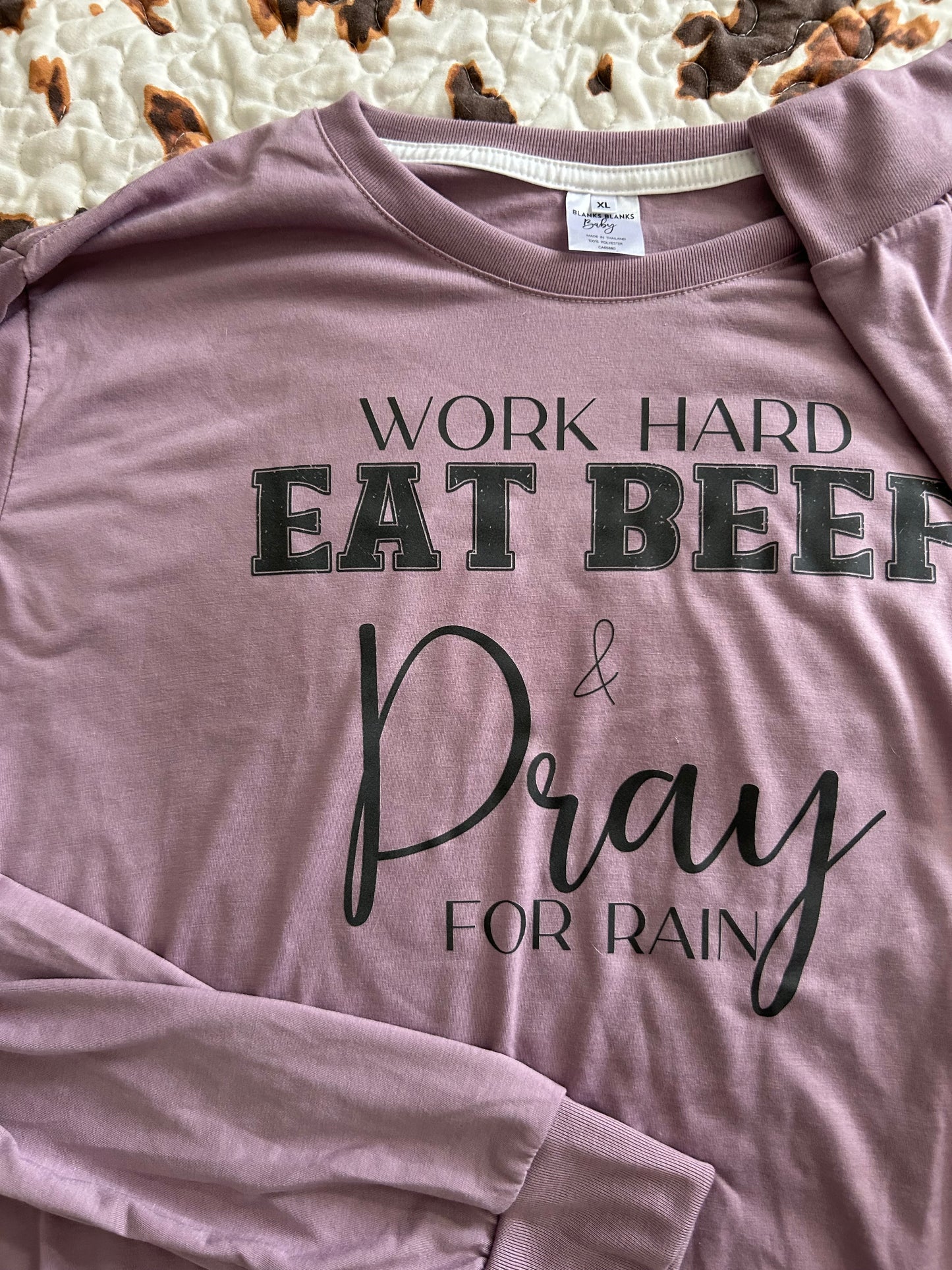 Work, Eat, Pray