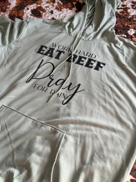 Work, Eat, Pray Hoodie